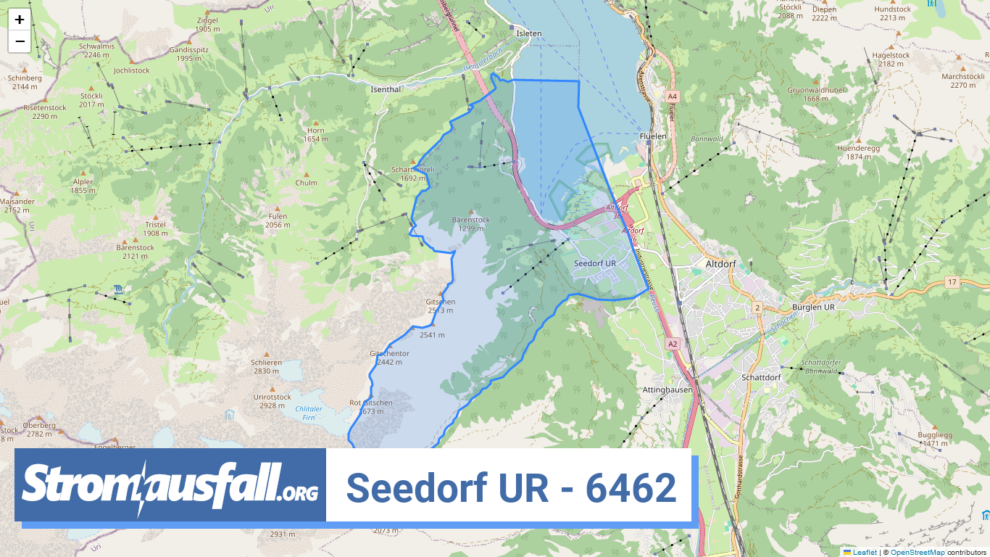 stromausfall ch ortschaft seedorf ur 6462