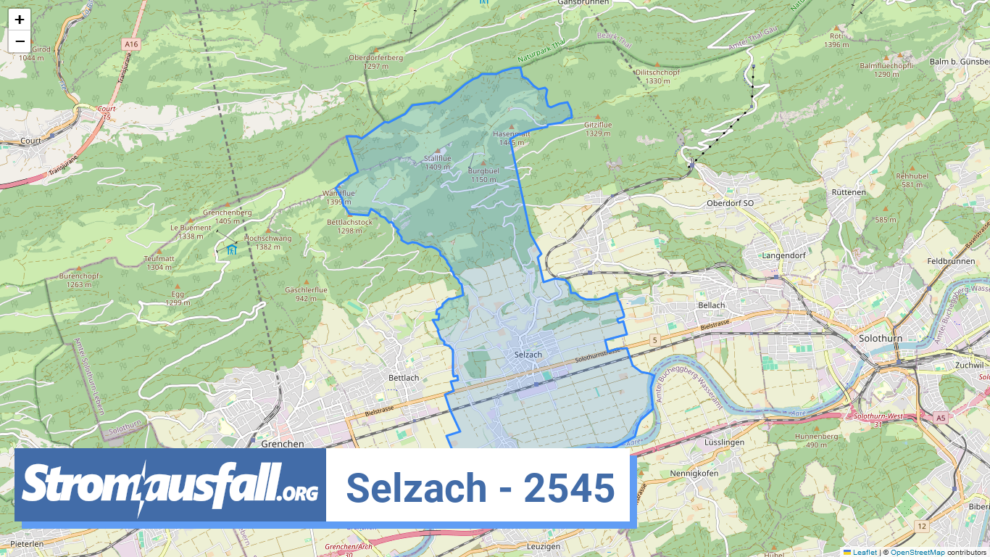 stromausfall ch ortschaft selzach 2545