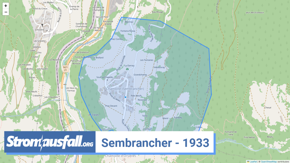 stromausfall ch ortschaft sembrancher 1933