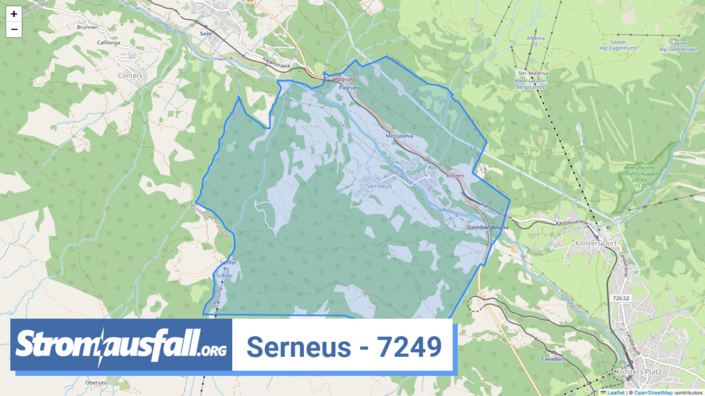 stromausfall ch ortschaft serneus 7249