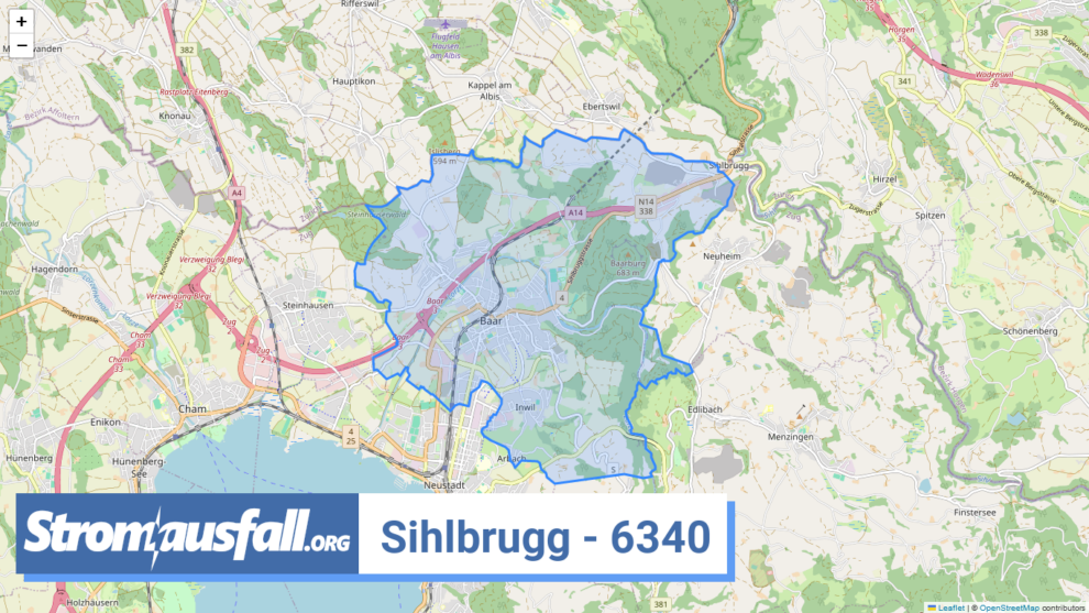 stromausfall ch ortschaft sihlbrugg 6340