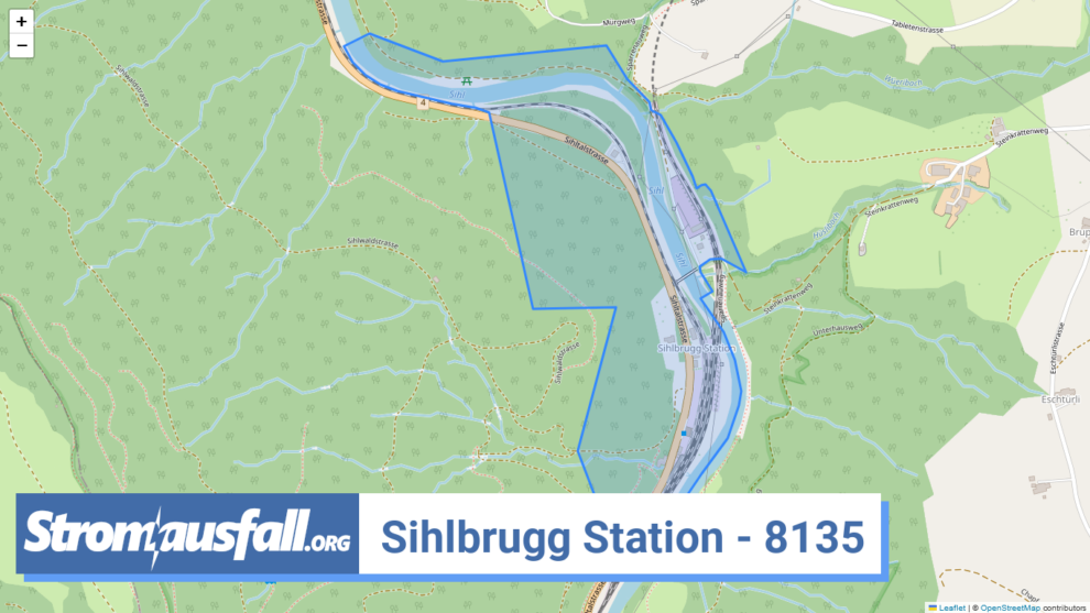 stromausfall ch ortschaft sihlbrugg station 8135