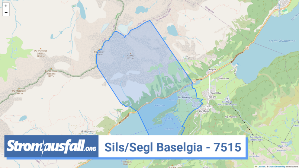 stromausfall ch ortschaft sils segl baselgia 7515