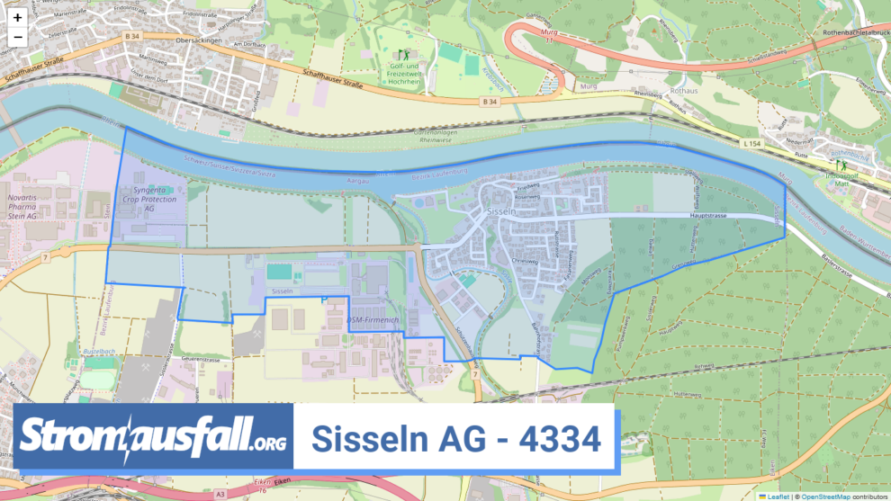 stromausfall ch ortschaft sisseln ag 4334