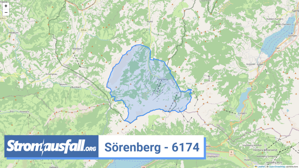 stromausfall ch ortschaft soerenberg 6174