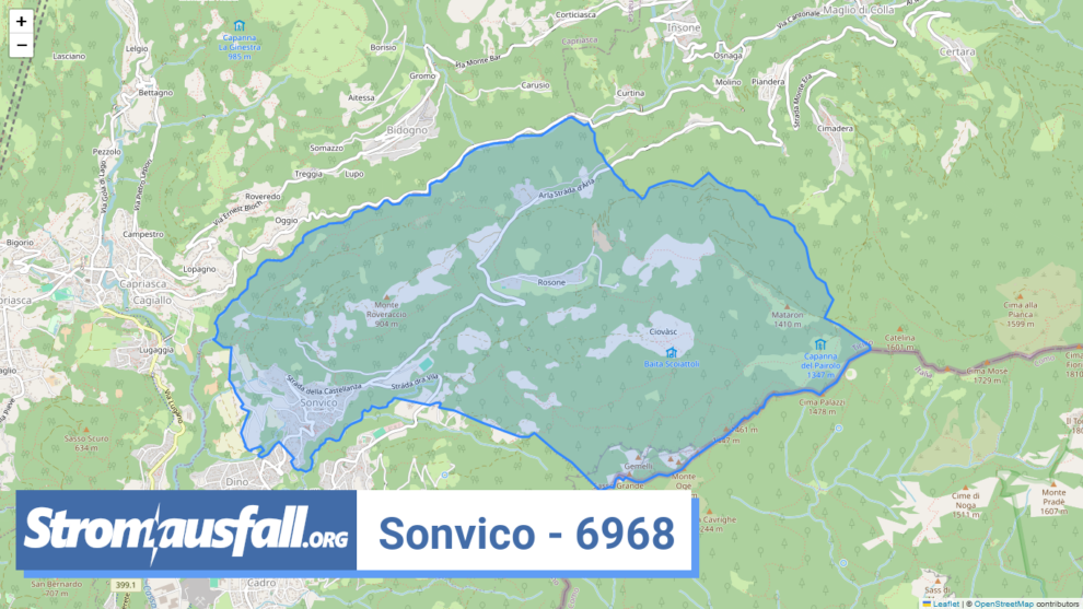 stromausfall ch ortschaft sonvico 6968