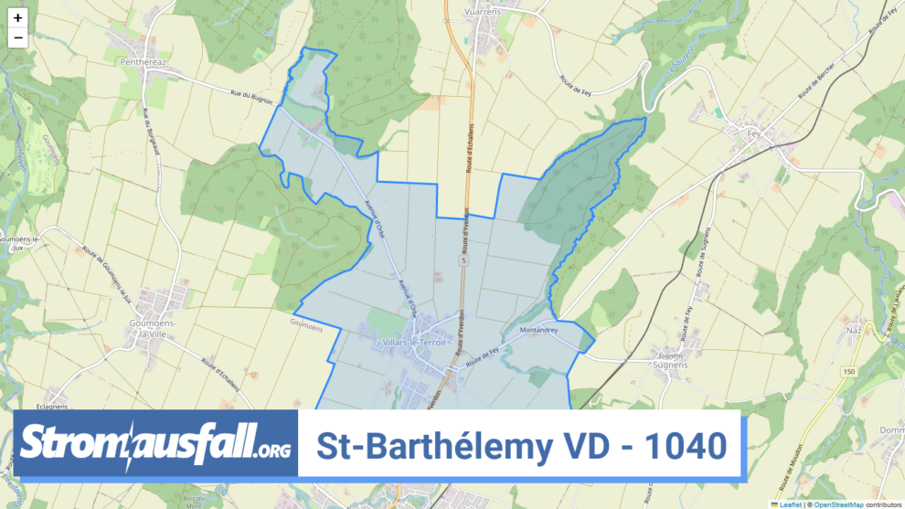stromausfall ch ortschaft st barthelemy vd 1040