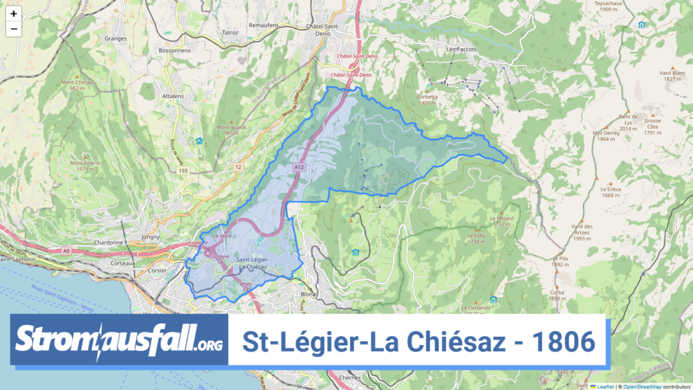 stromausfall ch ortschaft st legier la chiesaz 1806