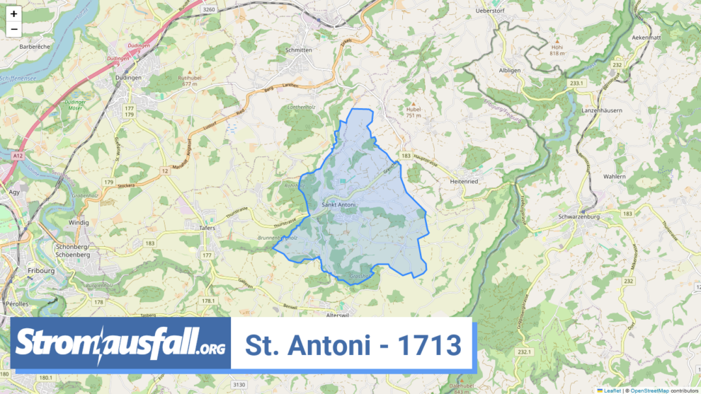 stromausfall ch ortschaft st. antoni 1713