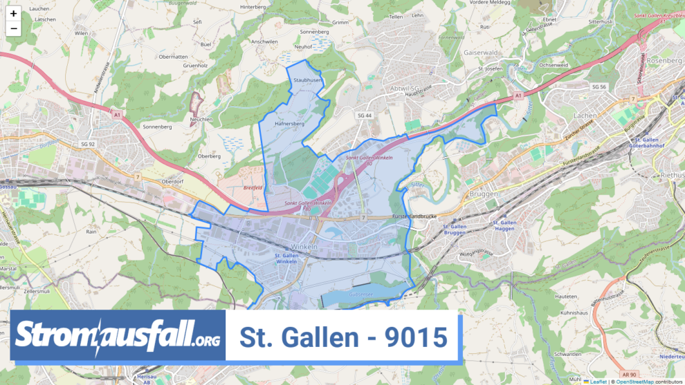 stromausfall ch ortschaft st. gallen 9015