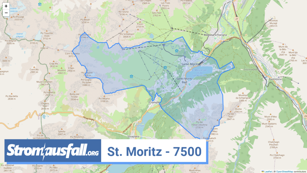 stromausfall ch ortschaft st. moritz 7500