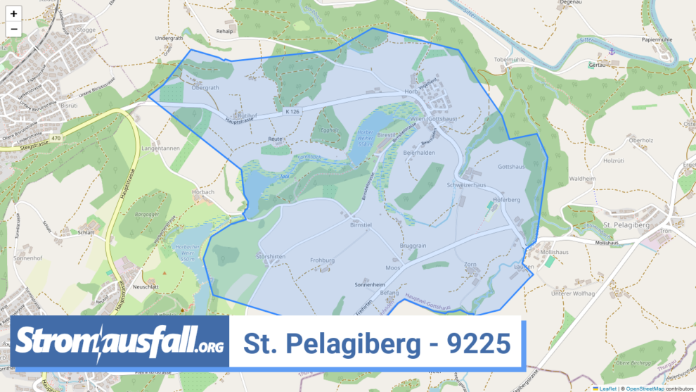 stromausfall ch ortschaft st. pelagiberg 9225