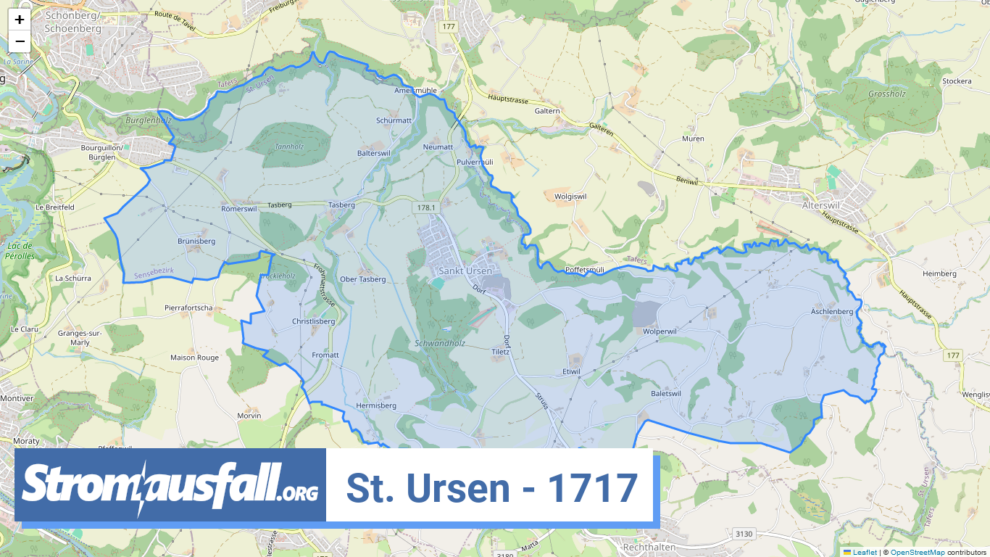 stromausfall ch ortschaft st. ursen 1717