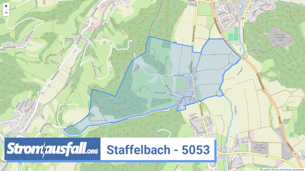 stromausfall ch ortschaft staffelbach 5053