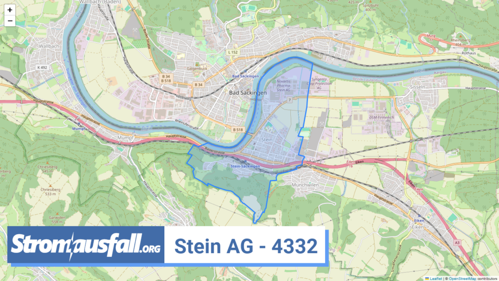 stromausfall ch ortschaft stein ag 4332