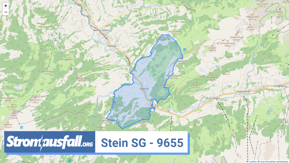 stromausfall ch ortschaft stein sg 9655