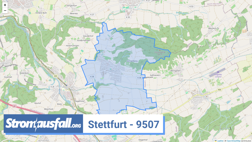 stromausfall ch ortschaft stettfurt 9507