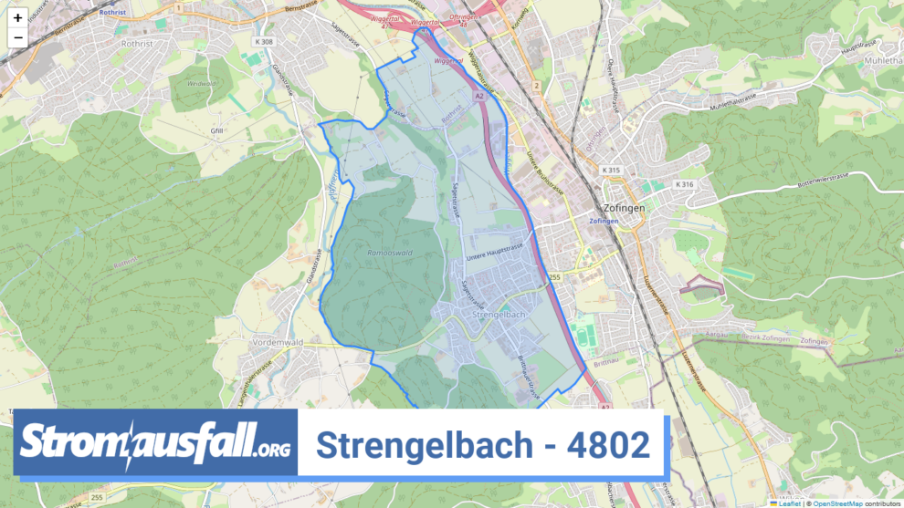 stromausfall ch ortschaft strengelbach 4802