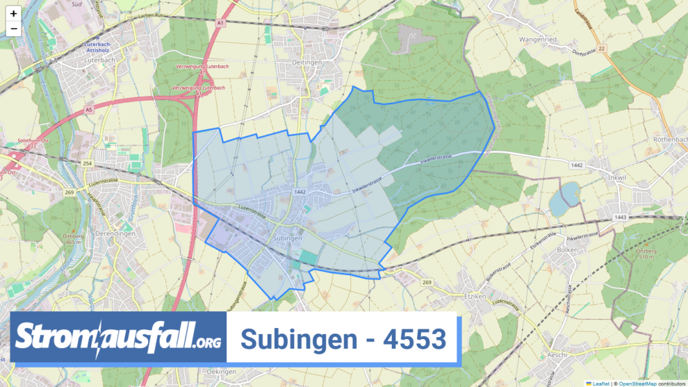 stromausfall ch ortschaft subingen 4553