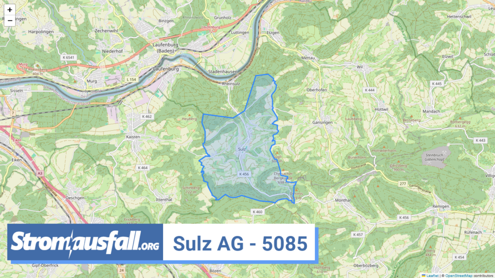 stromausfall ch ortschaft sulz ag 5085