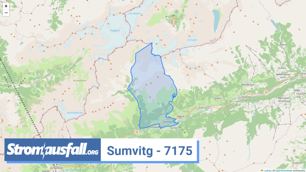 stromausfall ch ortschaft sumvitg 7175