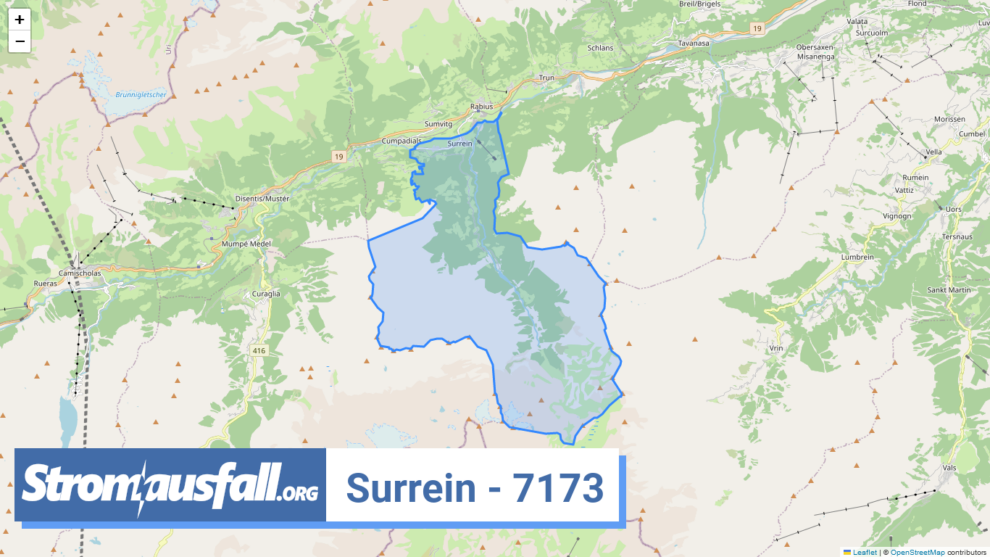 stromausfall ch ortschaft surrein 7173