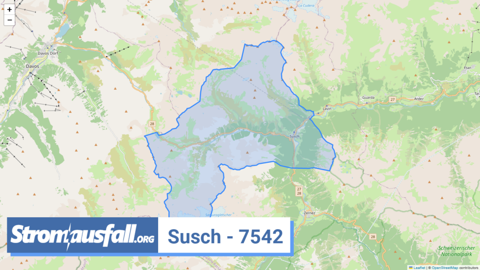 stromausfall ch ortschaft susch 7542