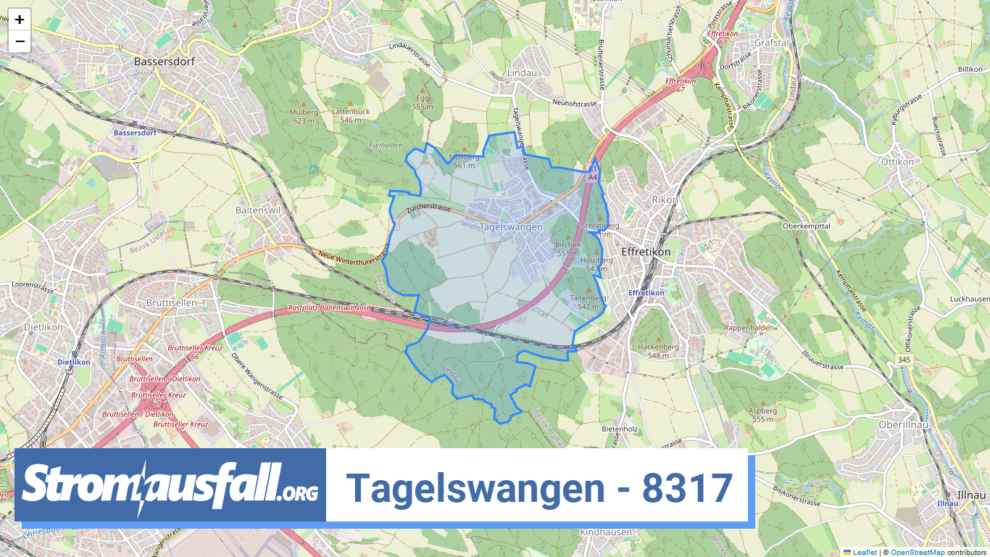 stromausfall ch ortschaft tagelswangen 8317