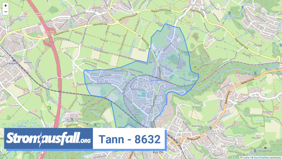 stromausfall ch ortschaft tann 8632