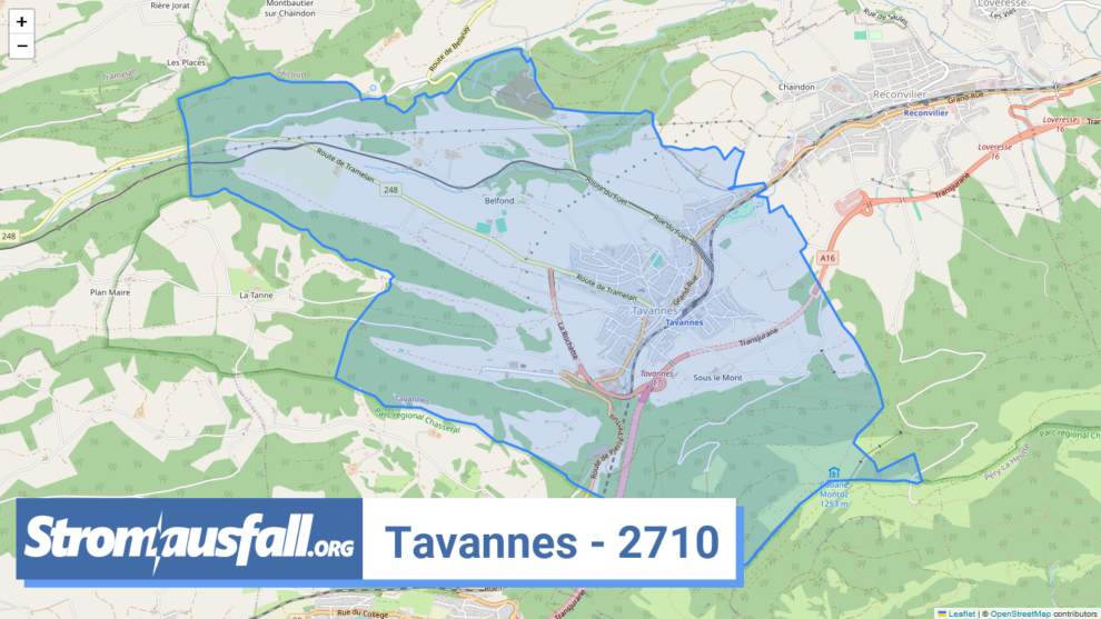 stromausfall ch ortschaft tavannes 2710