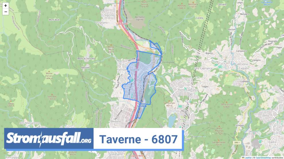 stromausfall ch ortschaft taverne 6807