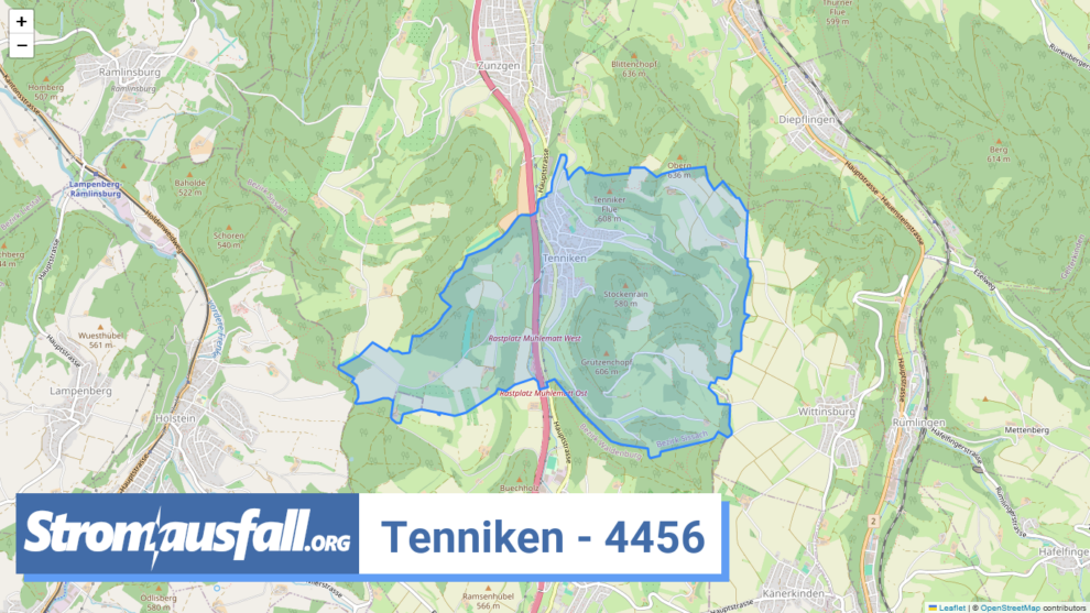 stromausfall ch ortschaft tenniken 4456