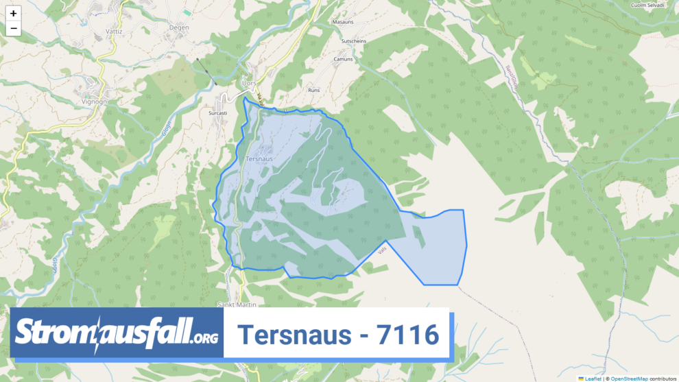 stromausfall ch ortschaft tersnaus 7116