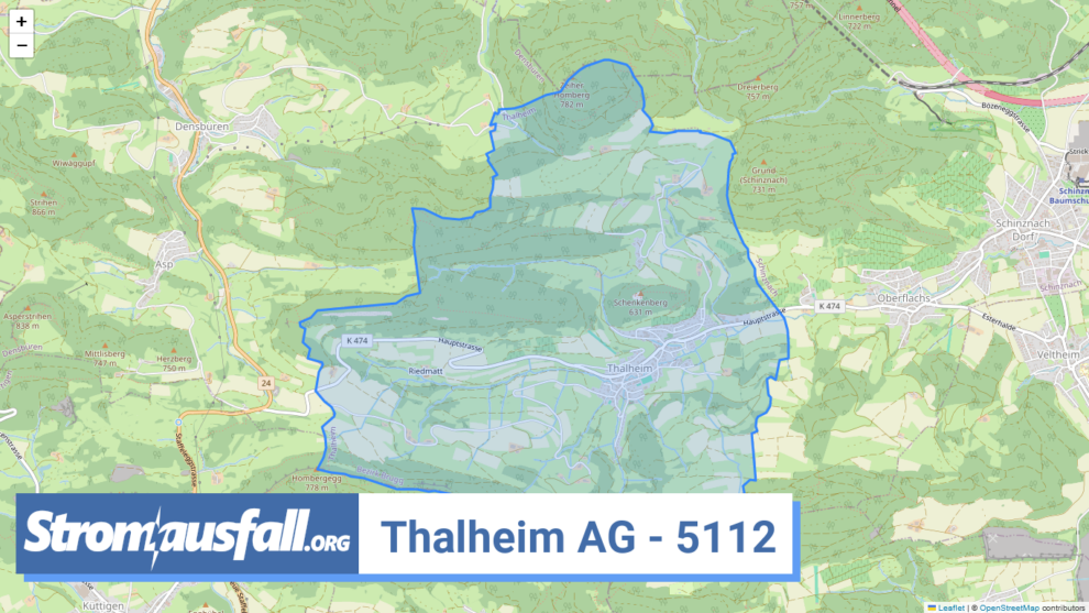 stromausfall ch ortschaft thalheim ag 5112