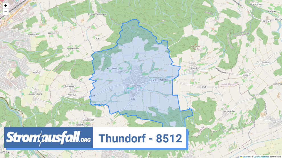 stromausfall ch ortschaft thundorf 8512