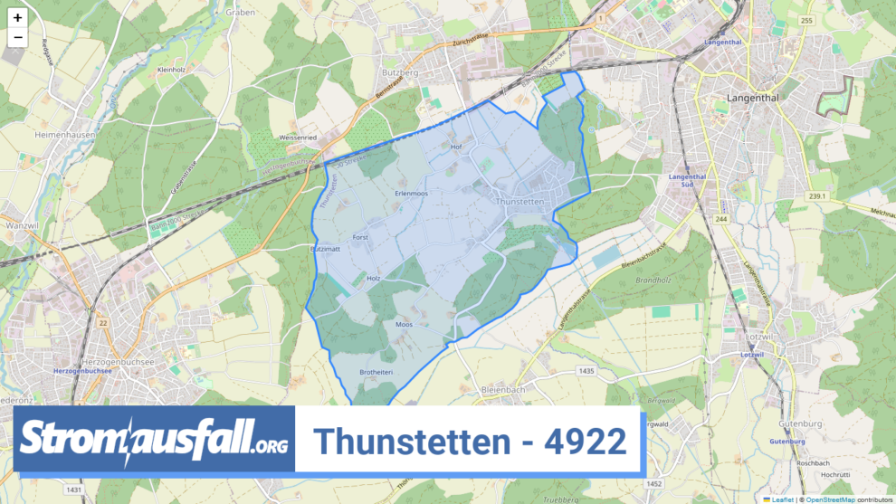 stromausfall ch ortschaft thunstetten 4922