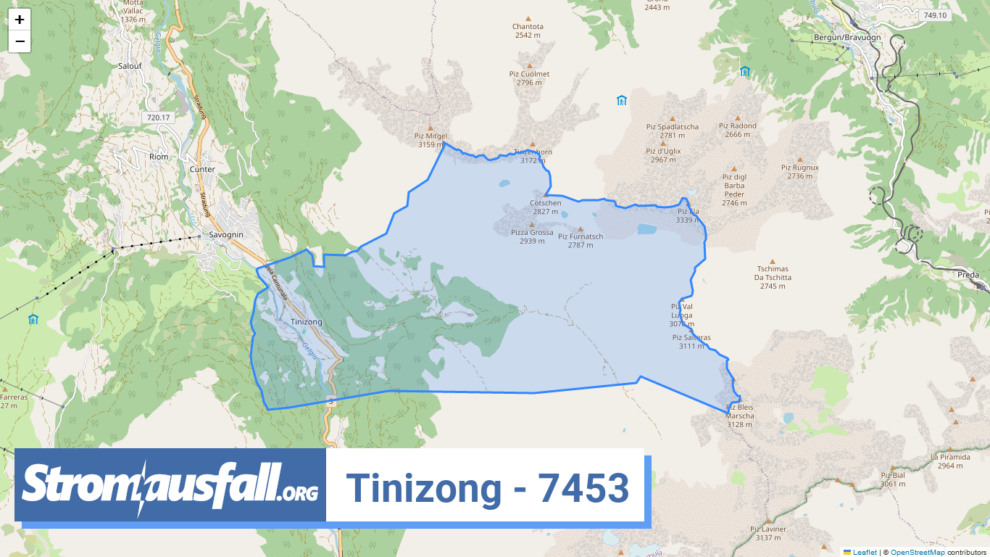 stromausfall ch ortschaft tinizong 7453