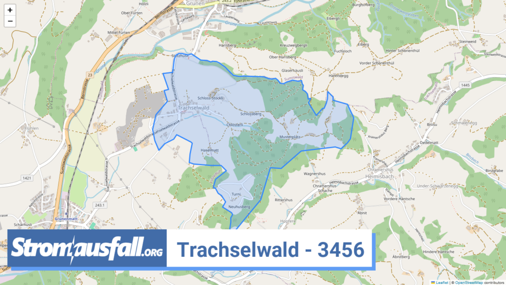 stromausfall ch ortschaft trachselwald 3456