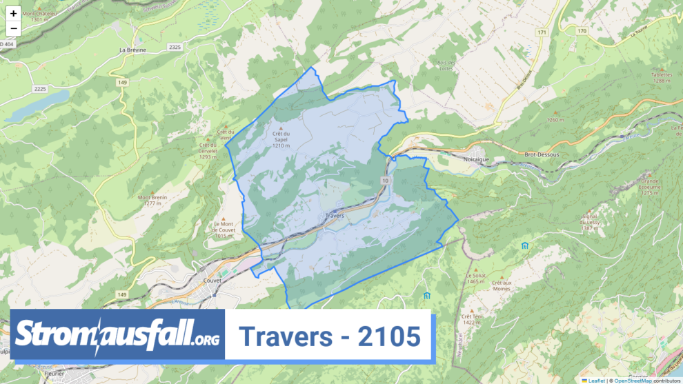 stromausfall ch ortschaft travers 2105