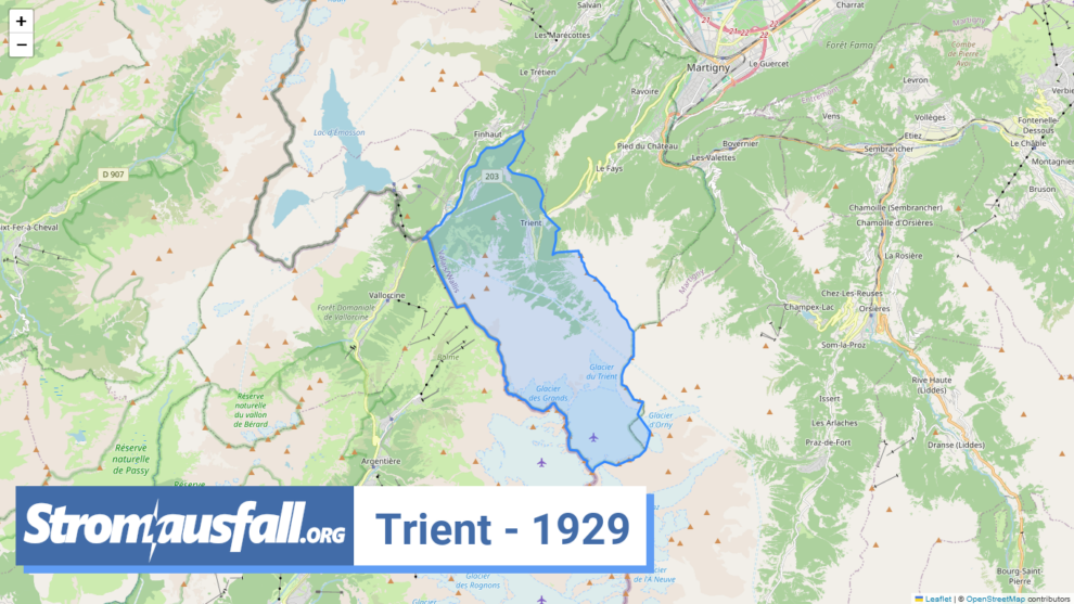 stromausfall ch ortschaft trient 1929