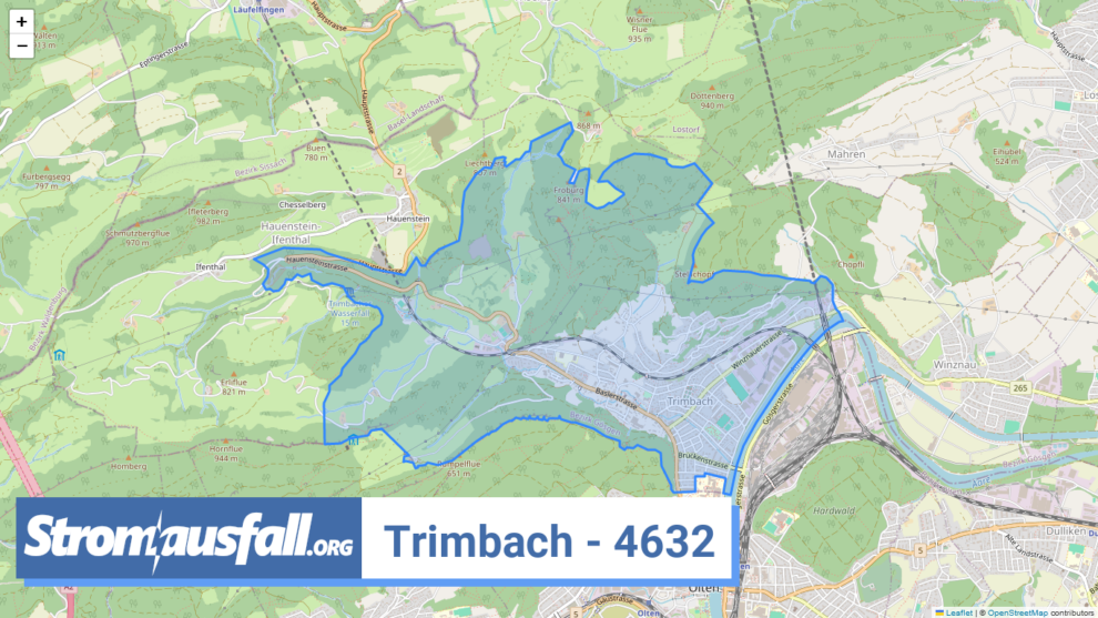 stromausfall ch ortschaft trimbach 4632