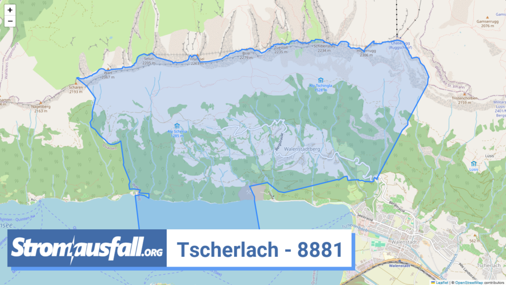 stromausfall ch ortschaft tscherlach 8881