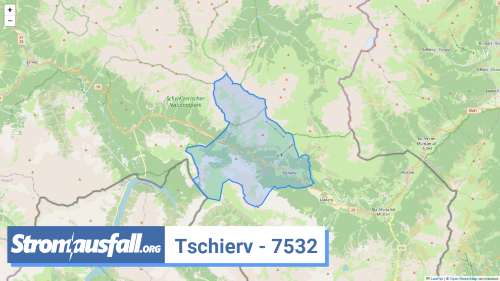 stromausfall ch ortschaft tschierv 7532