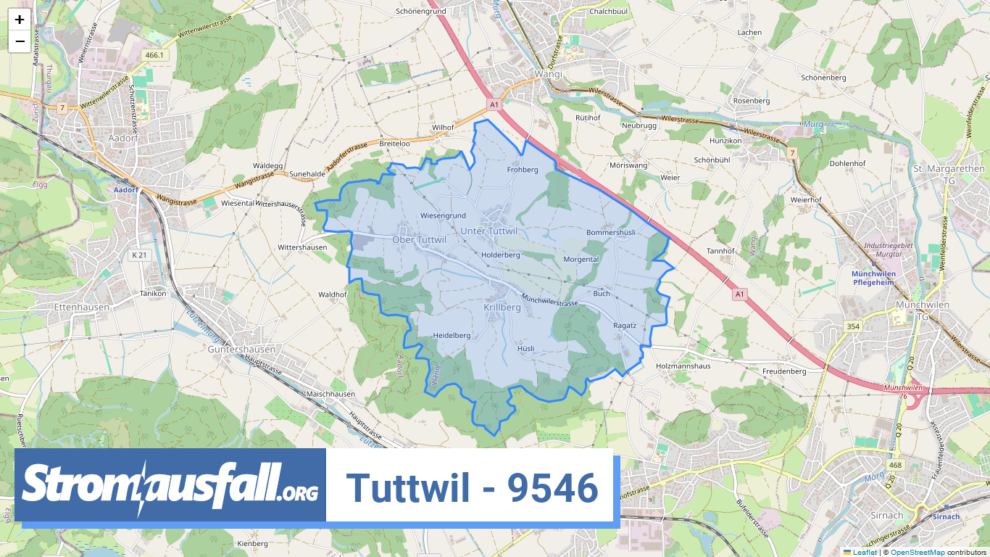 stromausfall ch ortschaft tuttwil 9546