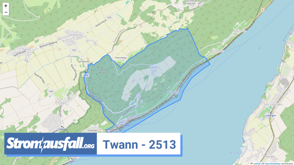 stromausfall ch ortschaft twann 2513