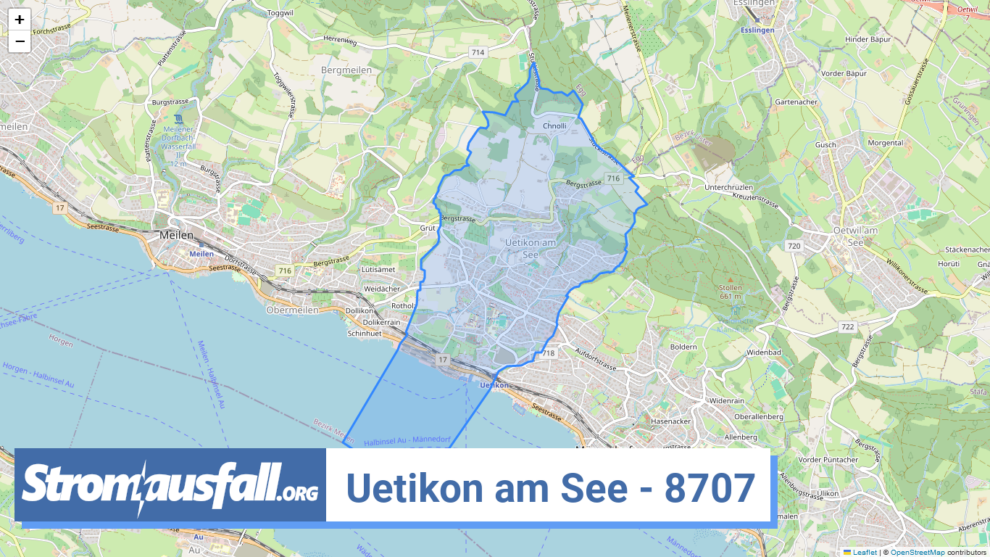 stromausfall ch ortschaft uetikon am see 8707