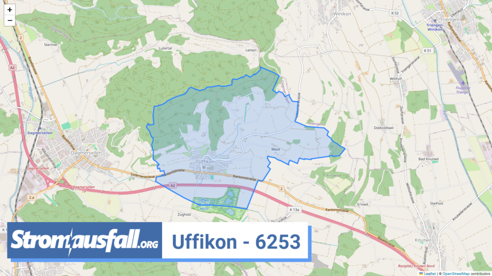 stromausfall ch ortschaft uffikon 6253