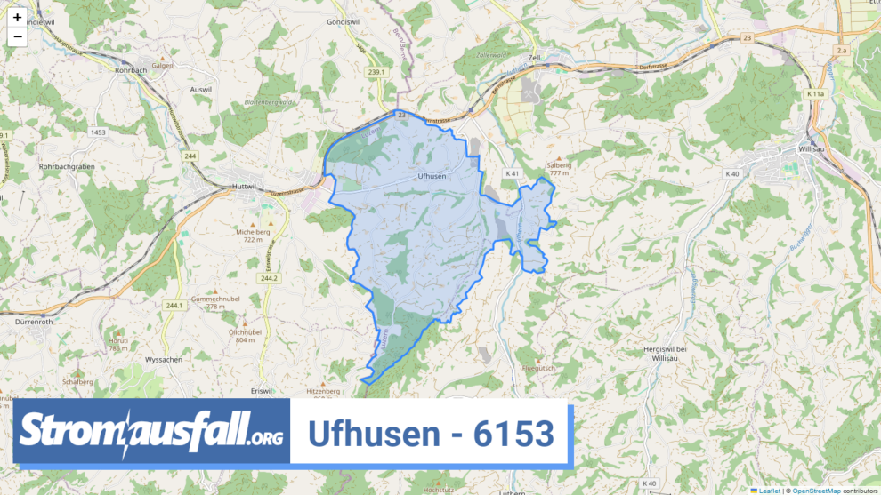 stromausfall ch ortschaft ufhusen 6153