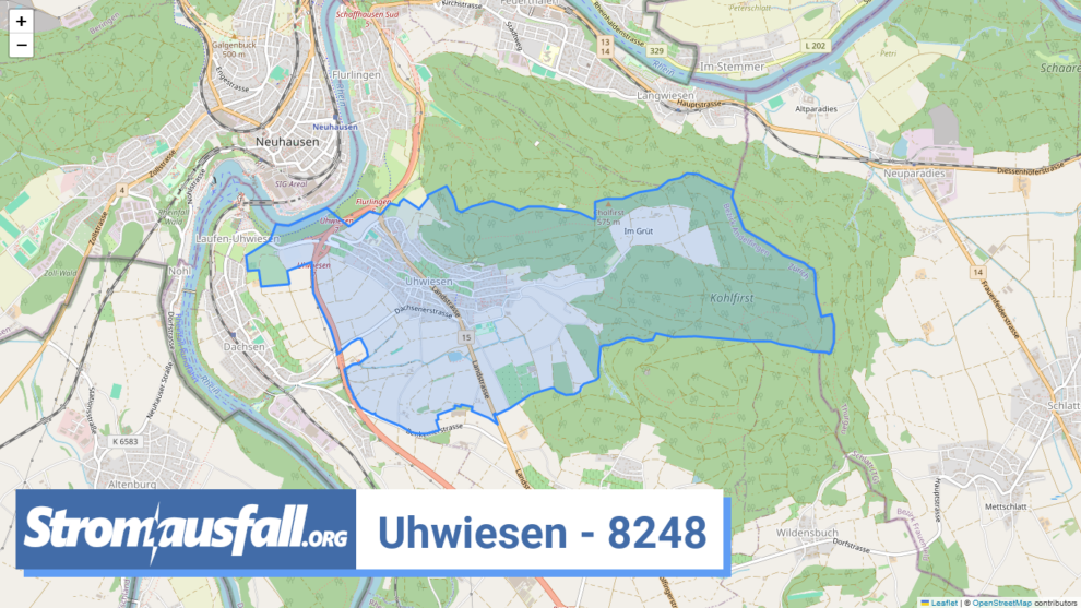 stromausfall ch ortschaft uhwiesen 8248