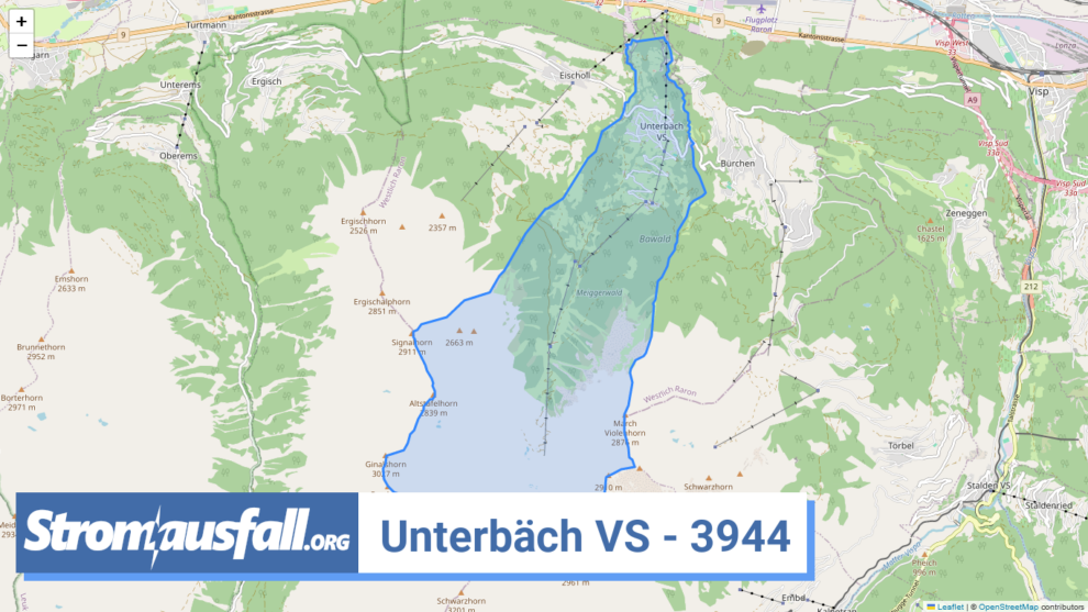 stromausfall ch ortschaft unterbaech vs 3944